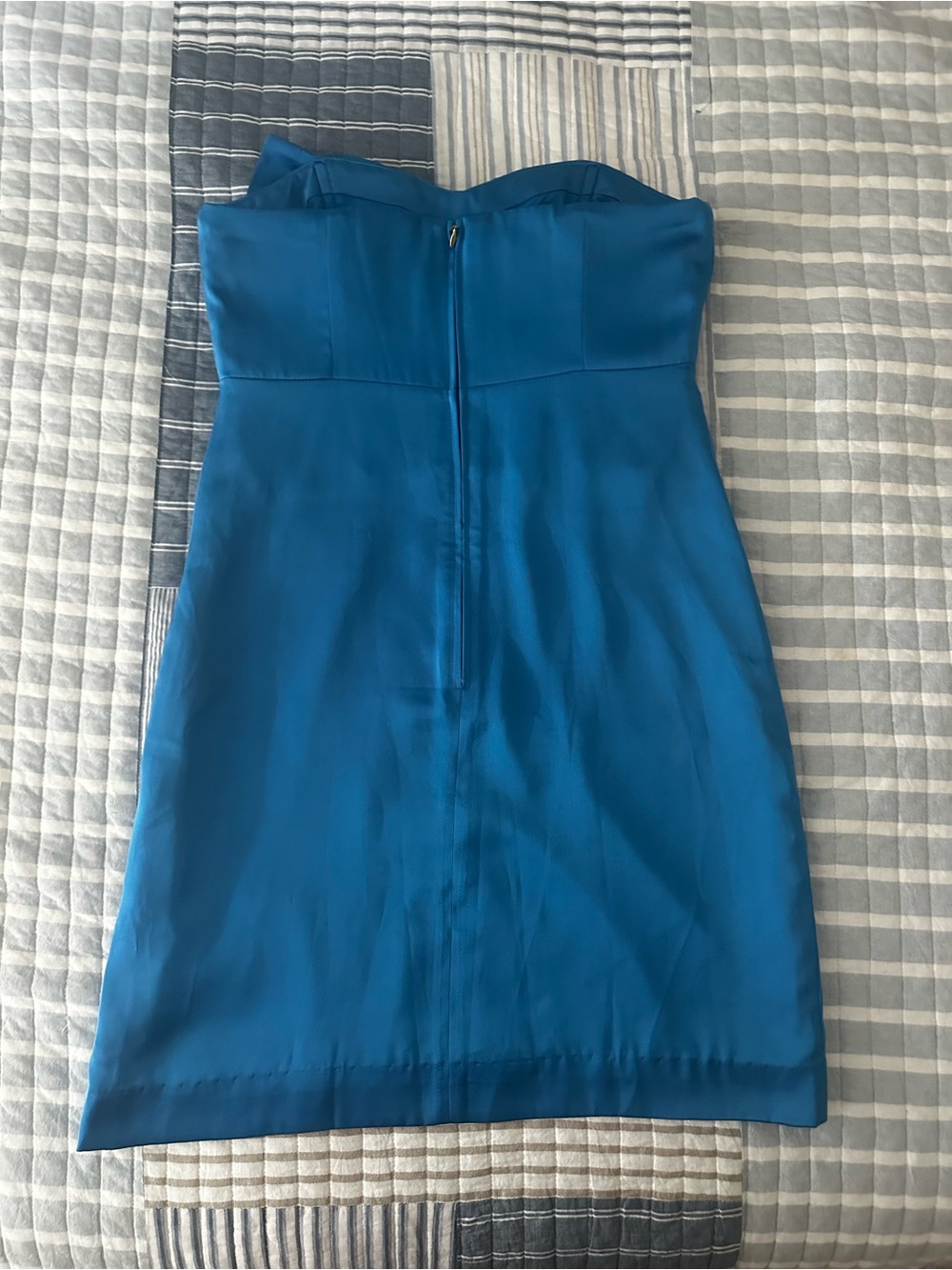 Lilly Pulitzer Strapless Royal Blue Bow-Front Dress - Picture 3 of 4